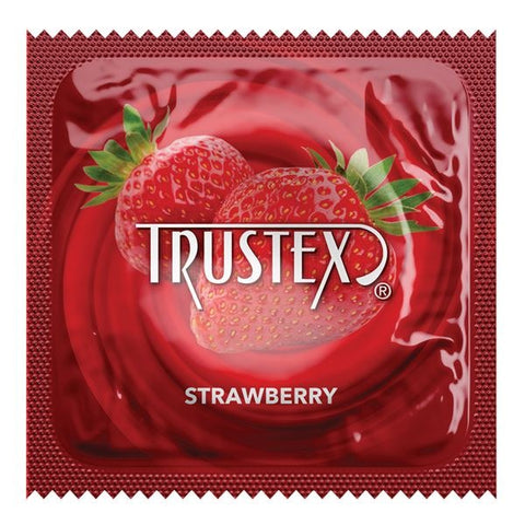 Trustex Preservativo/condom Sabor Fresa
