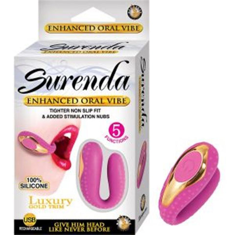 Vibrador y Estimulador para Sexo Oral SURENDA ENHANCED - Rosado