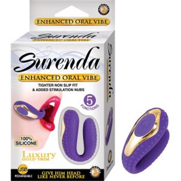 Vibrador y Estimulador para Sexo Oral SURENDA ENHANCED - MORADO