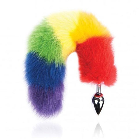 Butt Plug Rainbow Foxi Tail (Tapon Anal) - Colores Variados