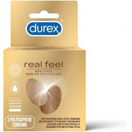 Condones Durex Real Feel - Sin Latex