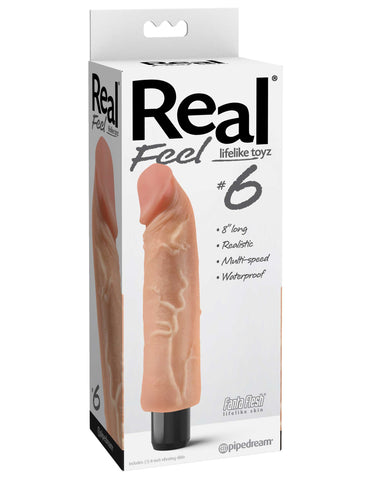 Vibrador Real Feel # 6 - Natural   8"